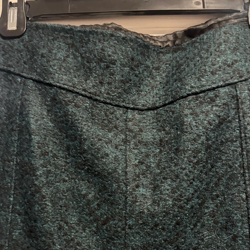 Banana Republic Green Wool Pencil Skirt